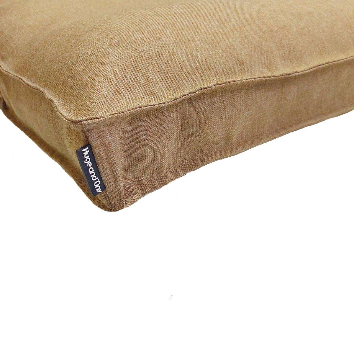 Лежак для собак со съемным чехлом Huge and Tiny 120х80х7 см Песочный (116) - фото 3