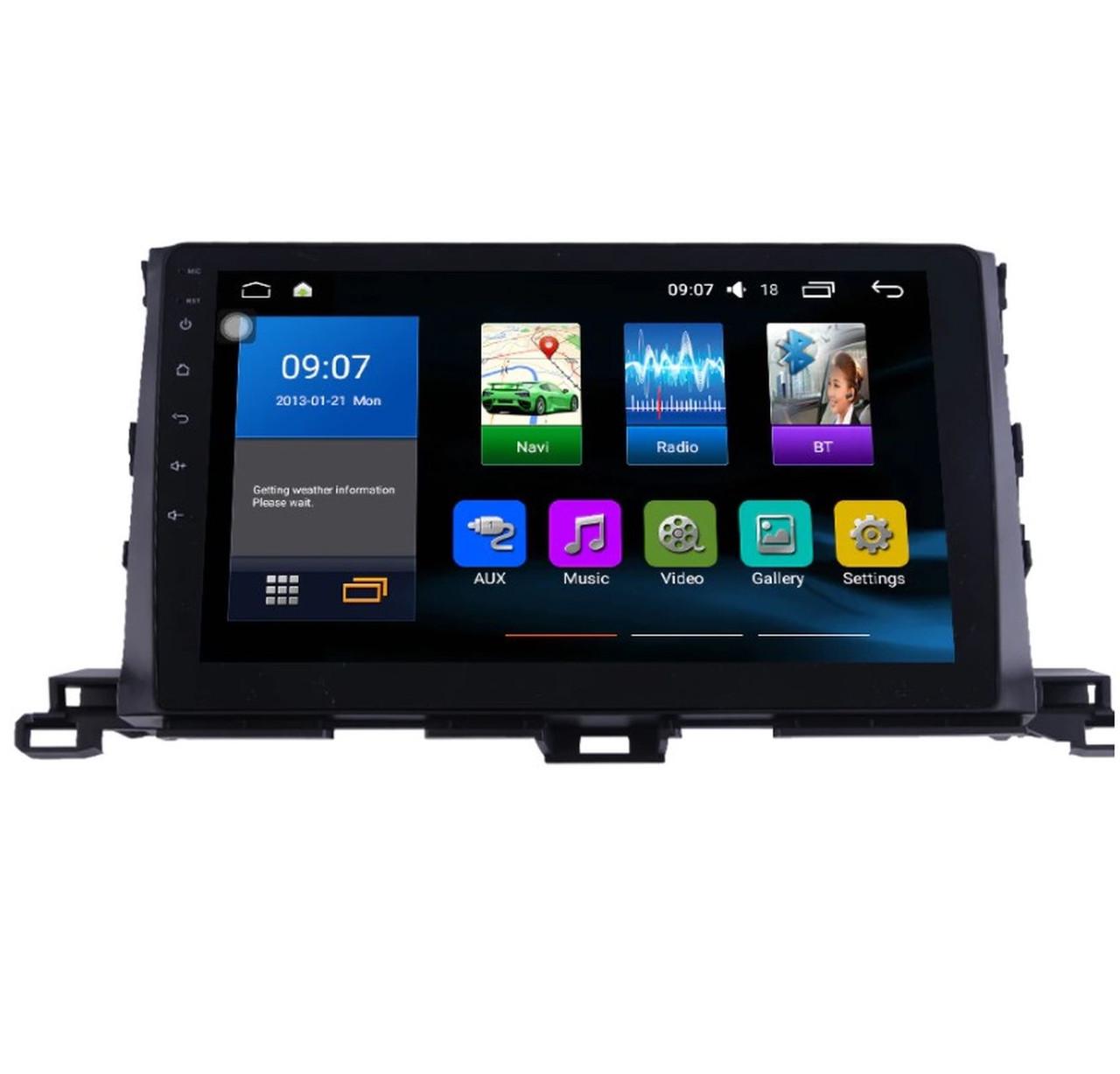 Автомагнитола для Toyota Highlander 2013-2019 на Android 12+/CarPlay/8 core/XyAuto (М-ТХн-10-М3)