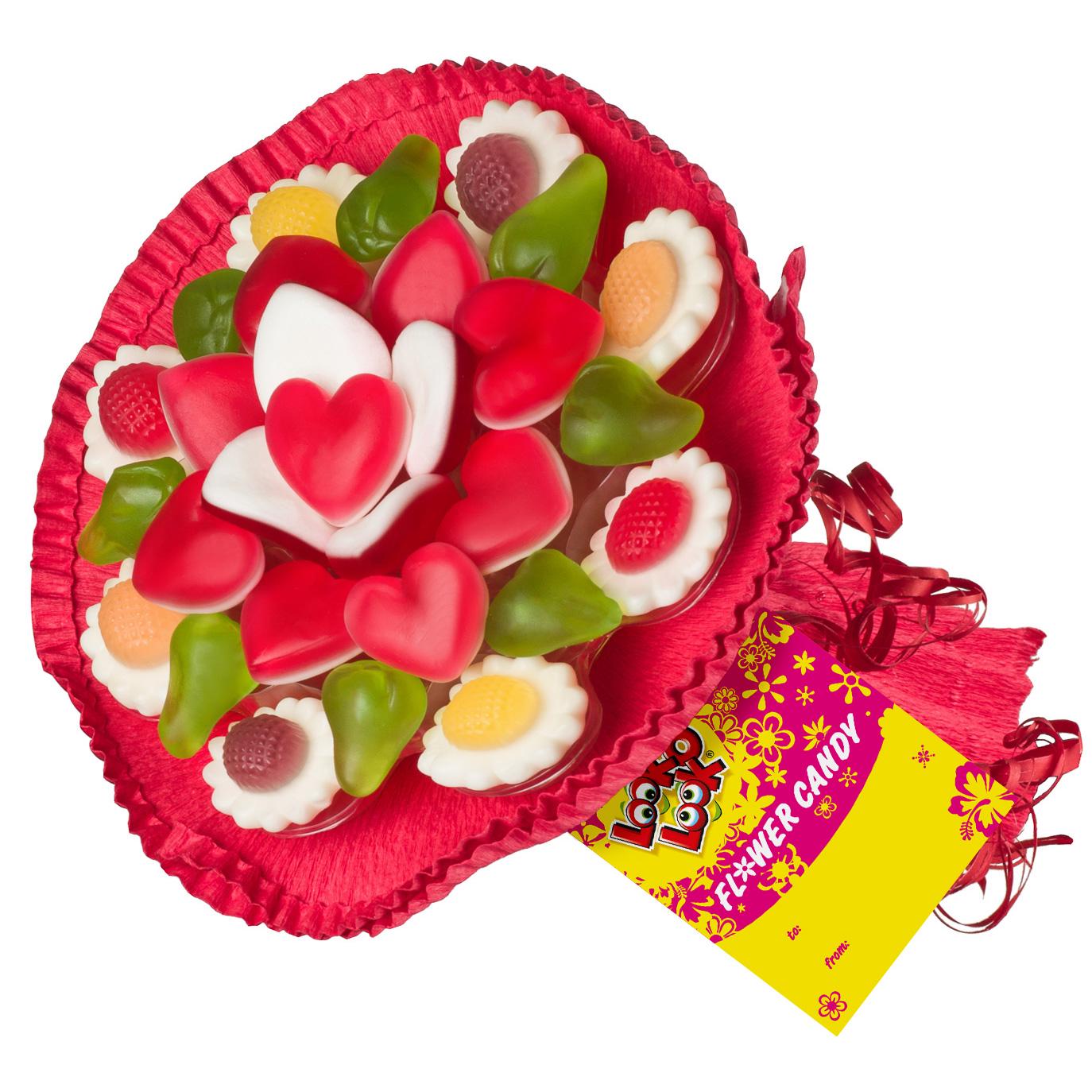 Конфеты Raindrops Gummy Flower Bouquet Мармеладный букет 145 г Красный (2521291261) Конфеты Raindrops Gummy Flower Bouquet Мармеладный букет 145 г Красный (2521291261)