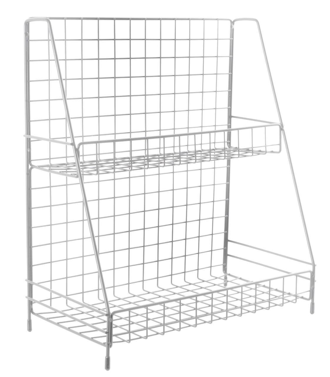 Сушарка для посуду RINGEL Raum двоярусна залізна 30x15,5x34 см Білий (RG-025w) Сушарка для посуду RINGEL Raum двоярусна залізна 30x15,5x34 см Білий (RG-025w)