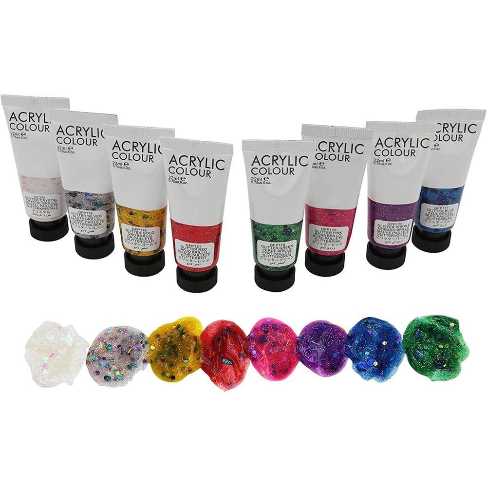 Акриловые краски художественные неон/металлик/глиттер 22 мл 48 цветов (37-112016) - фото 9