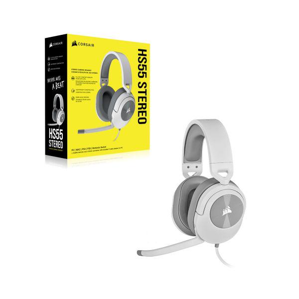 Навушники Corsair HS55 Stereo Headset White (CA-9011261-EU) - фото 4