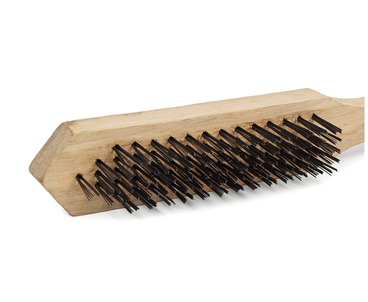 Щітка дротова дерев'яна ручка 5 рядів (27734095) - фото 5 Щітка дротова дерев'яна ручка 5 рядів (27734095) - фото 5