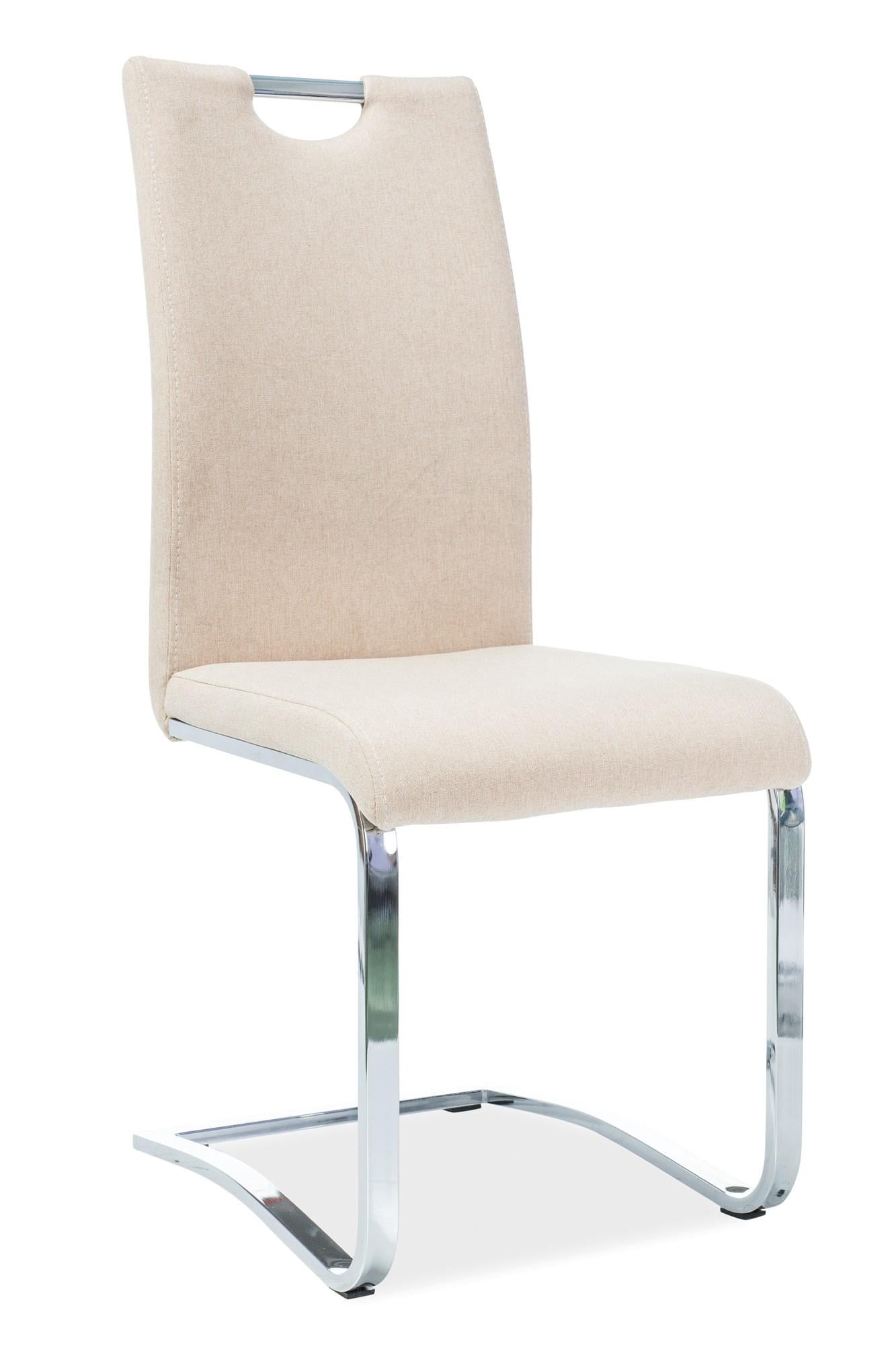Стул H-790 Бежевый/Хром (H790CHBE) Стул H-790 Бежевый/Хром (H790CHBE)