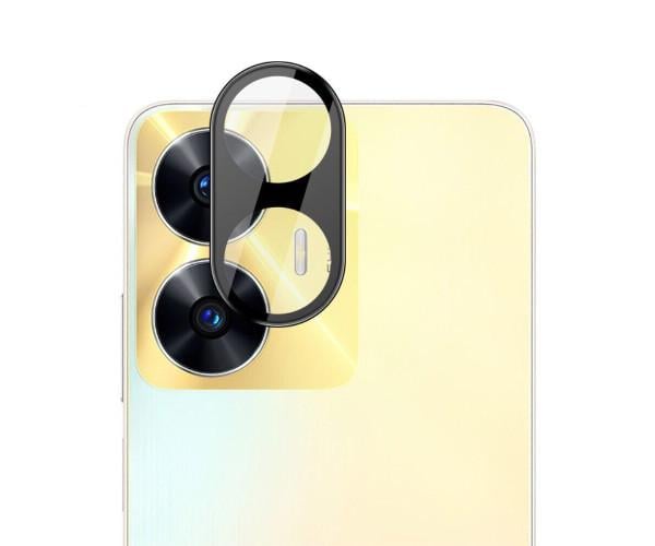 Защитное стекло 3D на заднюю камеру для Realme C55 Черный