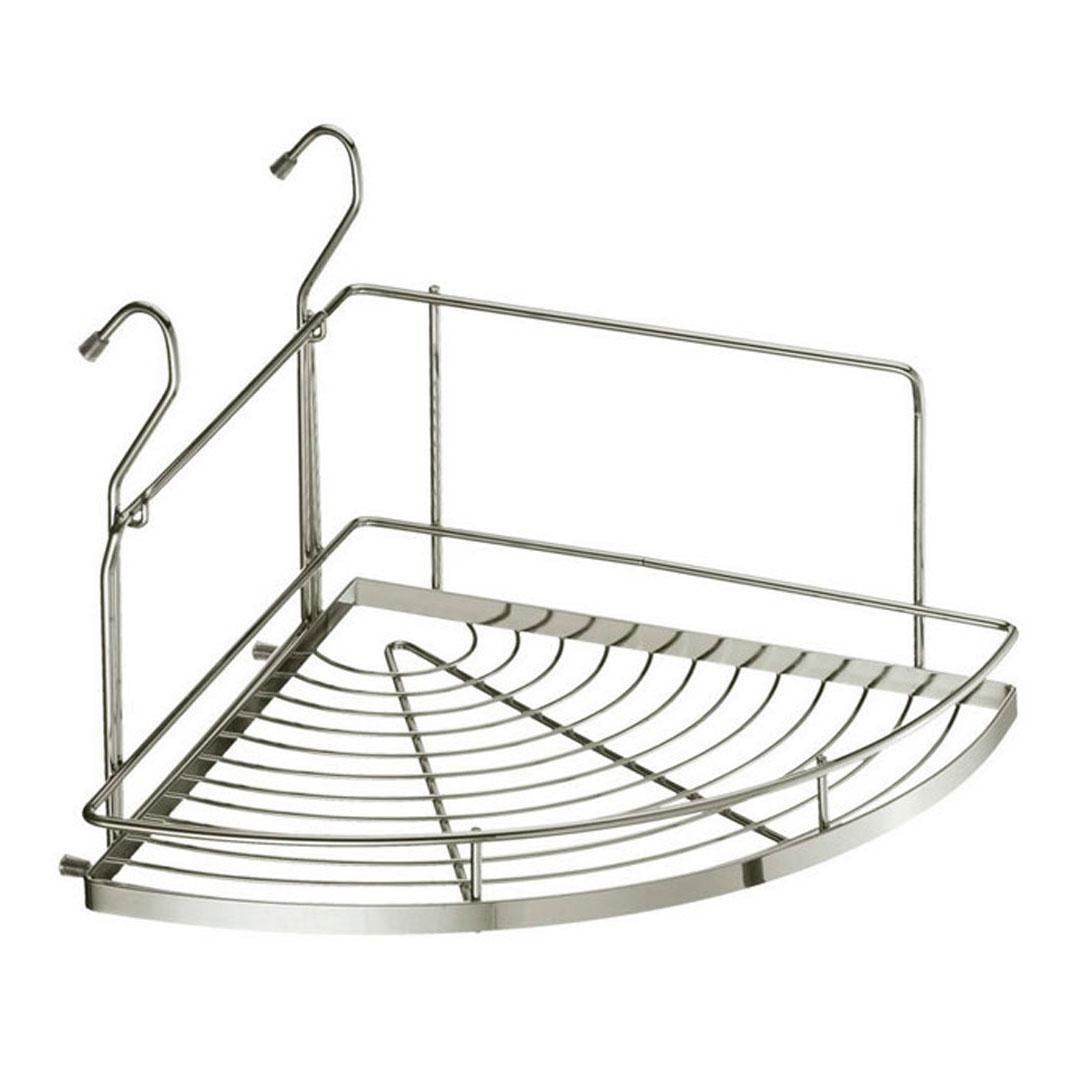 Полка на рейлинг угловая Lemax Никель матовый (YJ-G301 NМ)