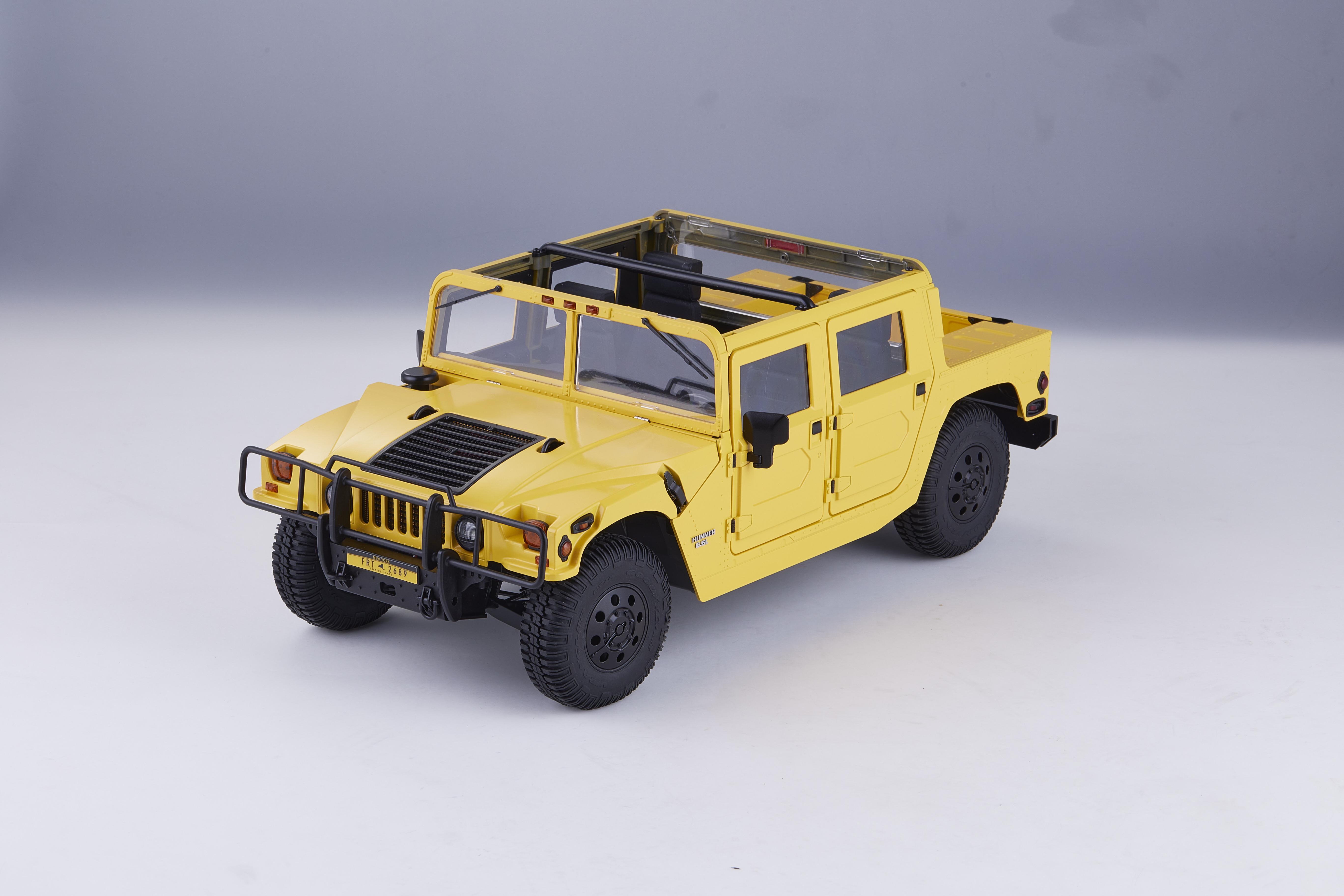 Машинка на радиоуправлении FMS 1:12 HUMMER RS Yellow - фото 15 Машинка на радиоуправлении FMS 1:12 HUMMER RS Yellow - фото 15