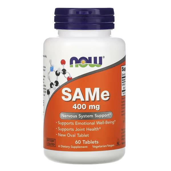 Дисульфат тозилат Now Foods SAMe 400 мг 60 таблеток