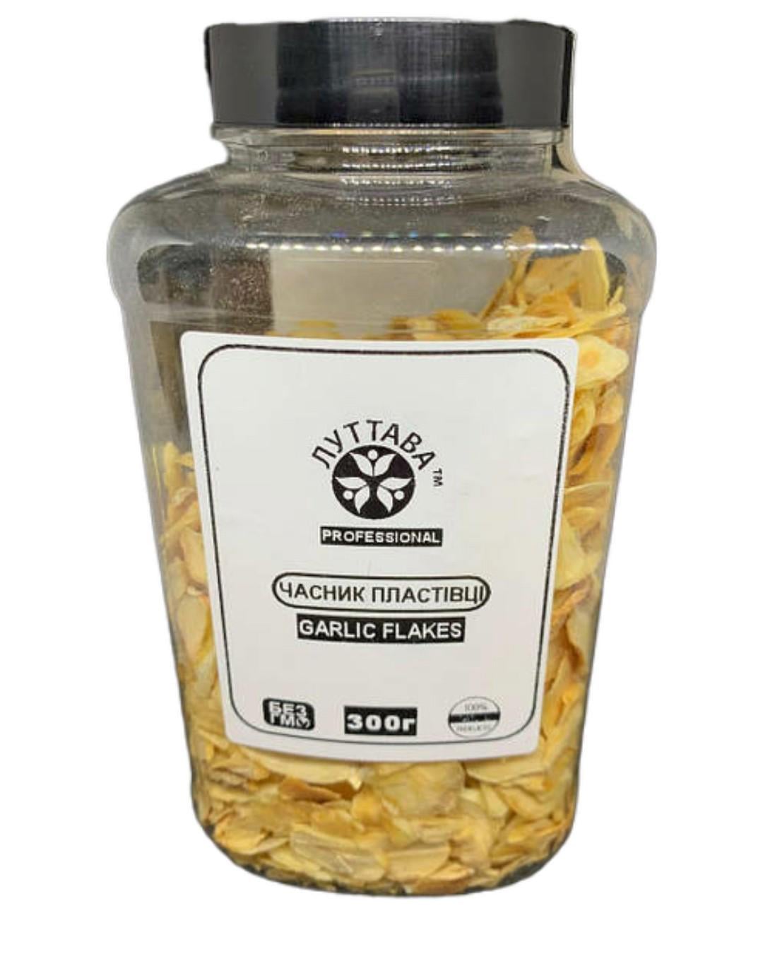 Приправа Часник Луттава сушений пластівці 300 г