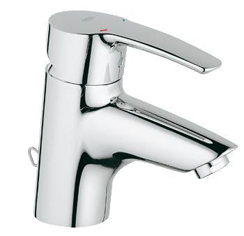 Змішувач для умивальника Grohe EUROSTYLE 33557001 одноважільний Хром (71019)