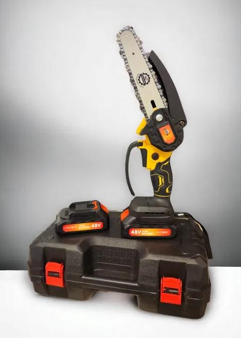 Пила ланцюгова міні акумуляторна Meister MS-106 6" АКБ 2 шт. в кейсі (27352491)