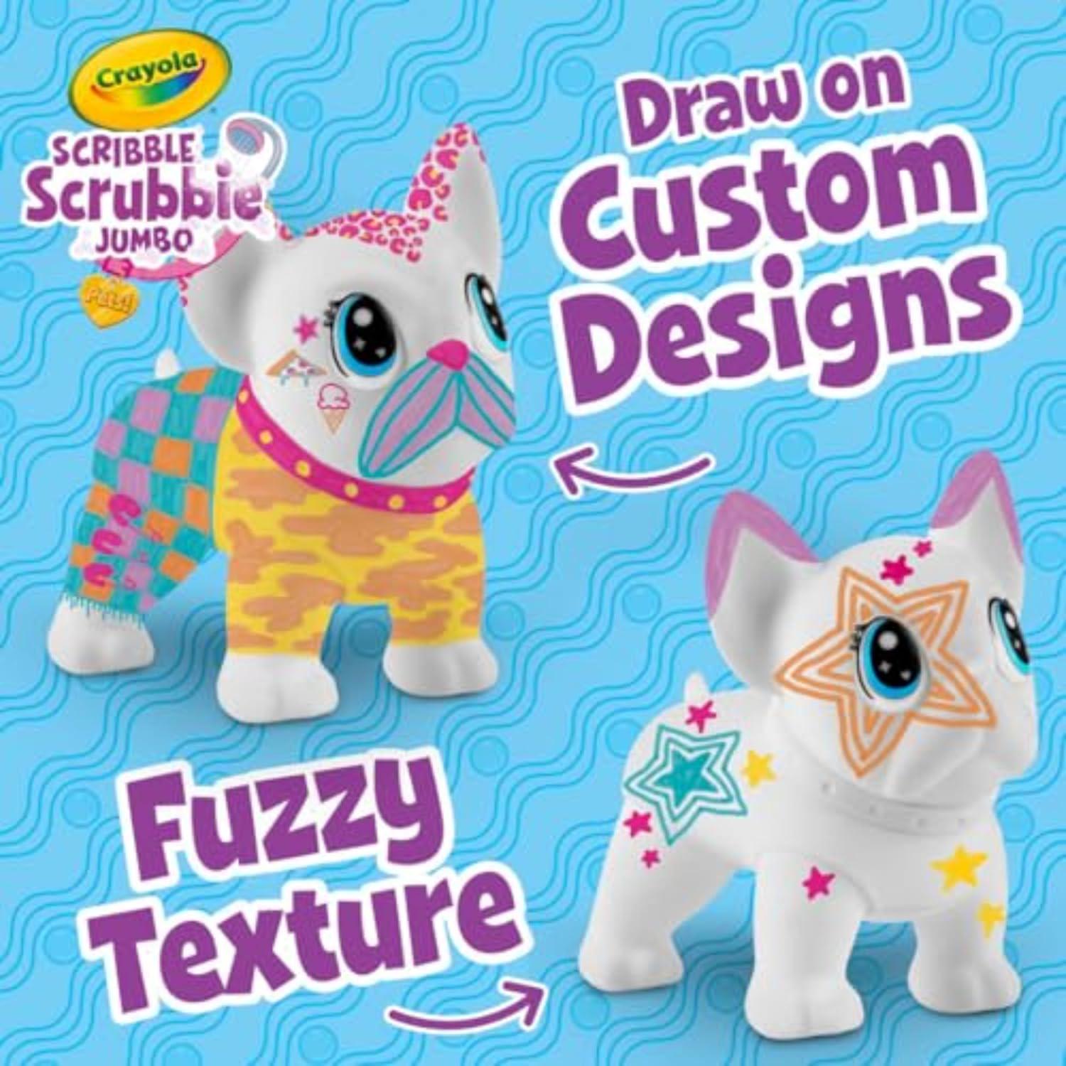 Набір для творчості Крайола Бульдог Crayola Scribble Scrubbie Jumbo Pet Wilbur (74 0222) - фото 4