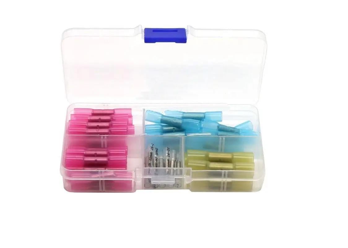 Набір гільз обтискних з термоусадкою PWR для з'єднання проводів 0,3-6,0 кв. м 50 шт. (Е051298)