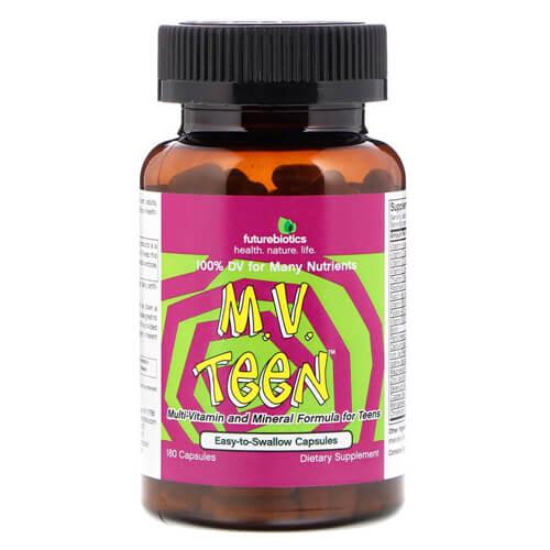Мультивитамины для подростков FutureBiotics M.V Teen 180 Capsules (FBS-00678)