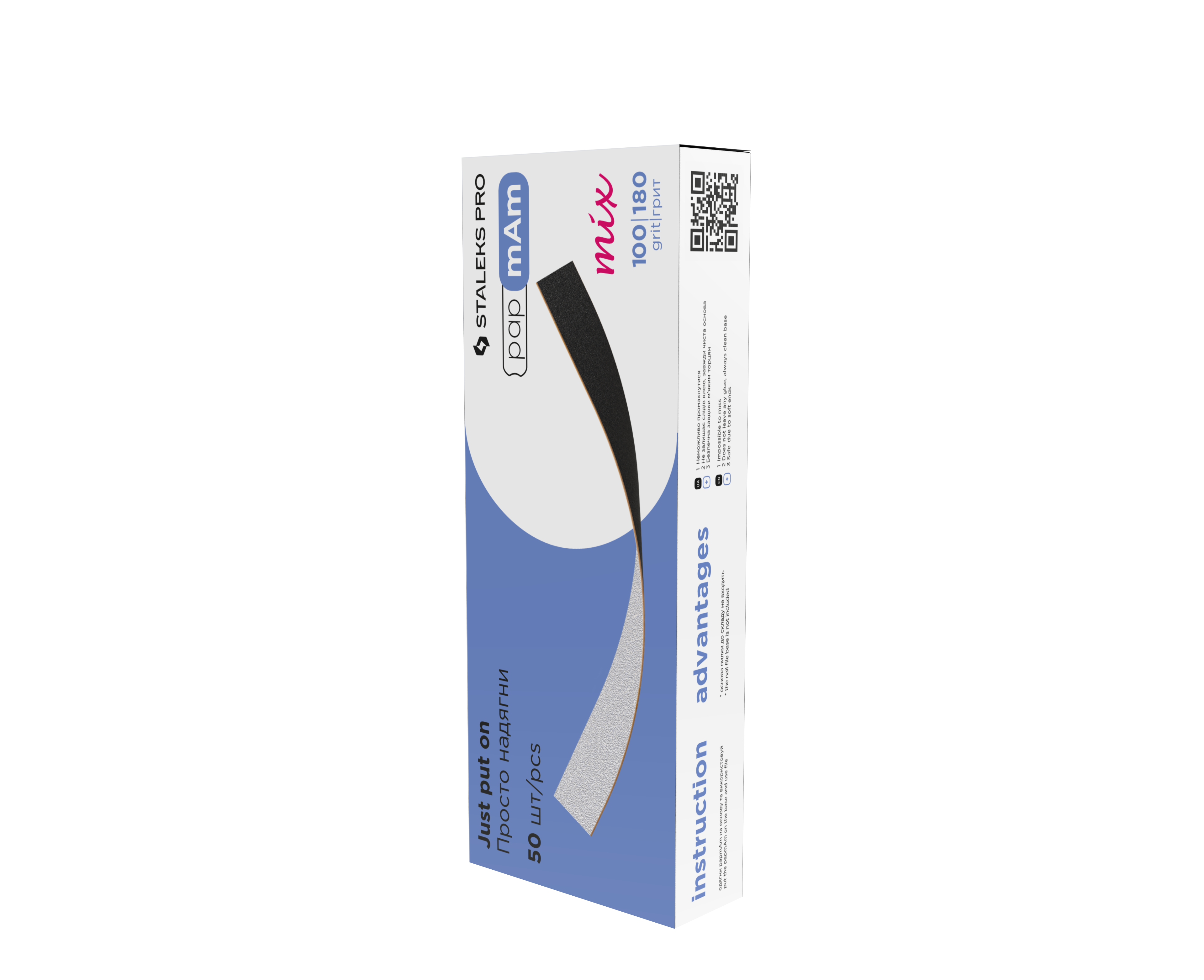 Сменные двусторонние файлы STALEKS papmAm Mix EXPERT 22 100/180 грит 50 шт. (DFCEMix-22-100/180) Сменные двусторонние файлы STALEKS papmAm Mix EXPERT 22 100/180 грит 50 шт. (DFCEMix-22-100/180)