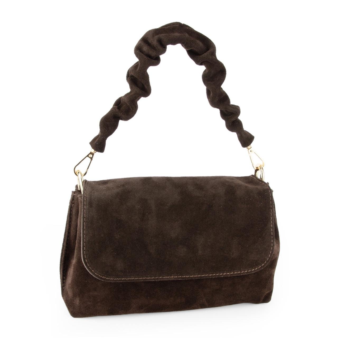 Сумка жіноча замшева Virginia Conti 04052 Шоколадний (2765033098) - фото 1 Сумка жіноча замшева Virginia Conti 04052 Шоколадний (2765033098) - фото 1
