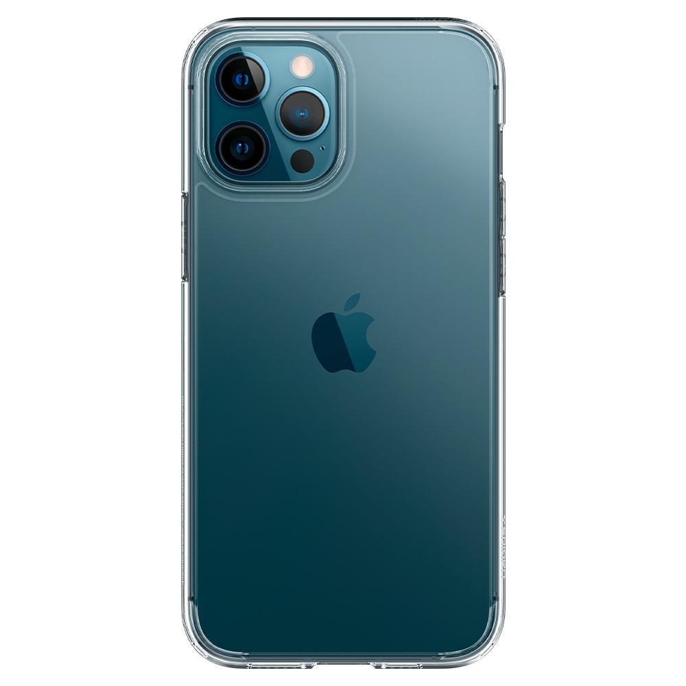 Силиконовый чехол-накладка Spigen Ultra Hybrid Case for iPhone 12 Pro Max, Clear (ACS01618) - фото 6