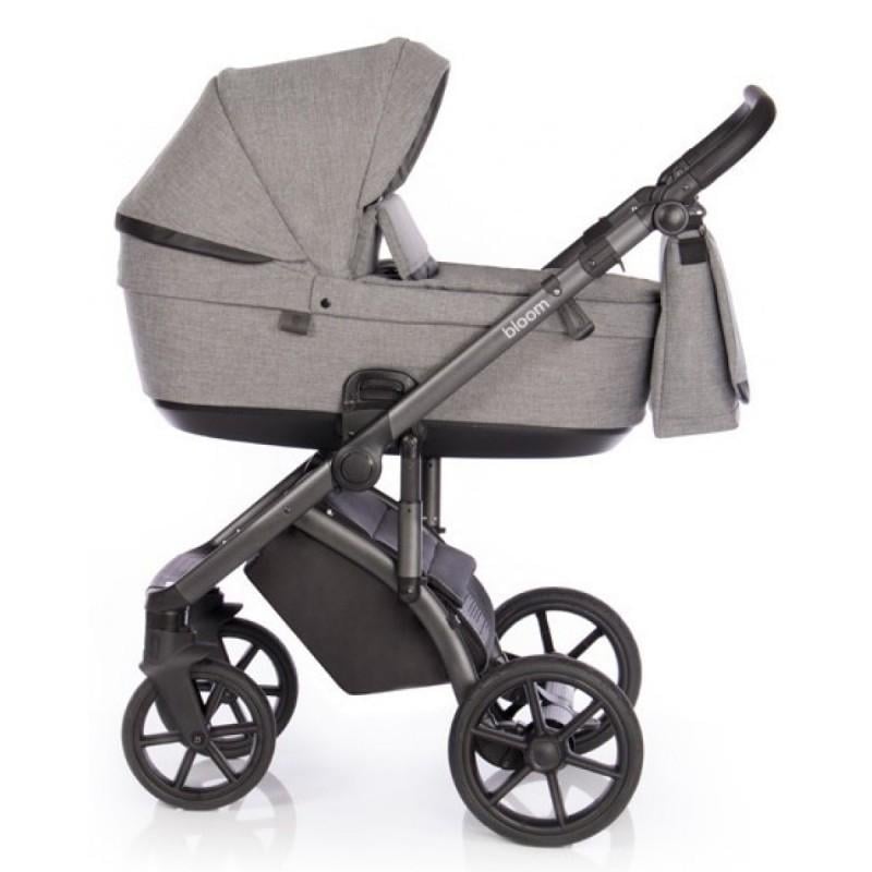 Коляска Roan Bloom універсальна 2в1 з багажним кошиком та сумкою Titanium Коляска Roan Bloom універсальна 2в1 з багажним кошиком та сумкою Titanium