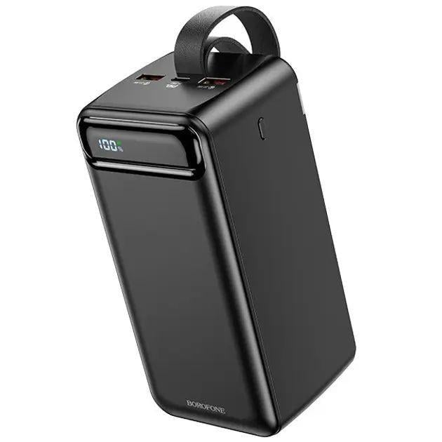 Повербанк Borofone BJ 14D 30 Вт 5V/3A USB Micro-USB 50000 mAh з підтримкою швидкої зарядки Чорний (opt-102620)
