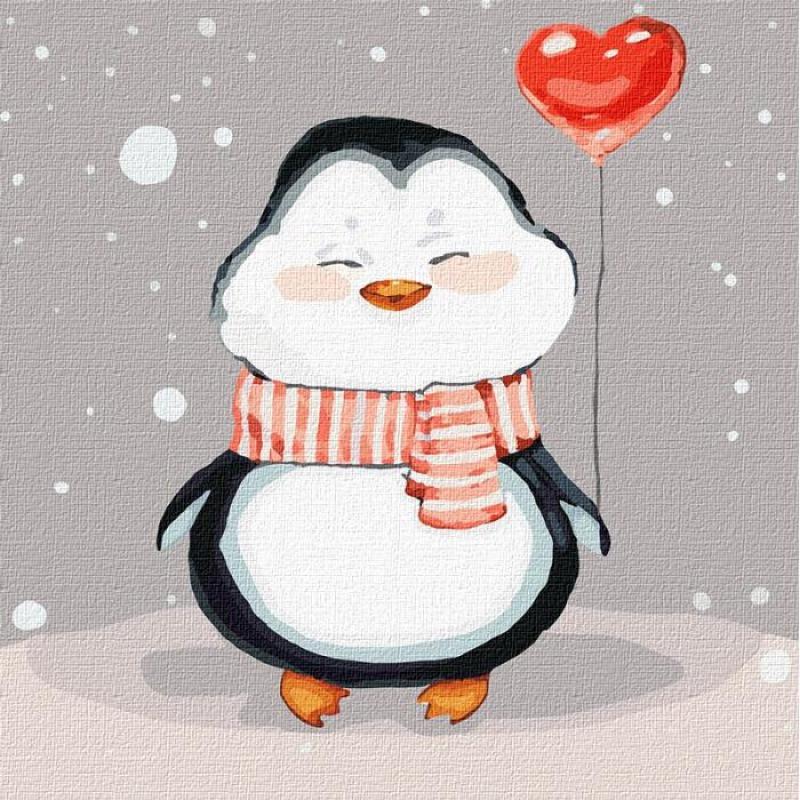 Картина по номерам Ідейка Волшебная зима 25х25 см (KHO2373)