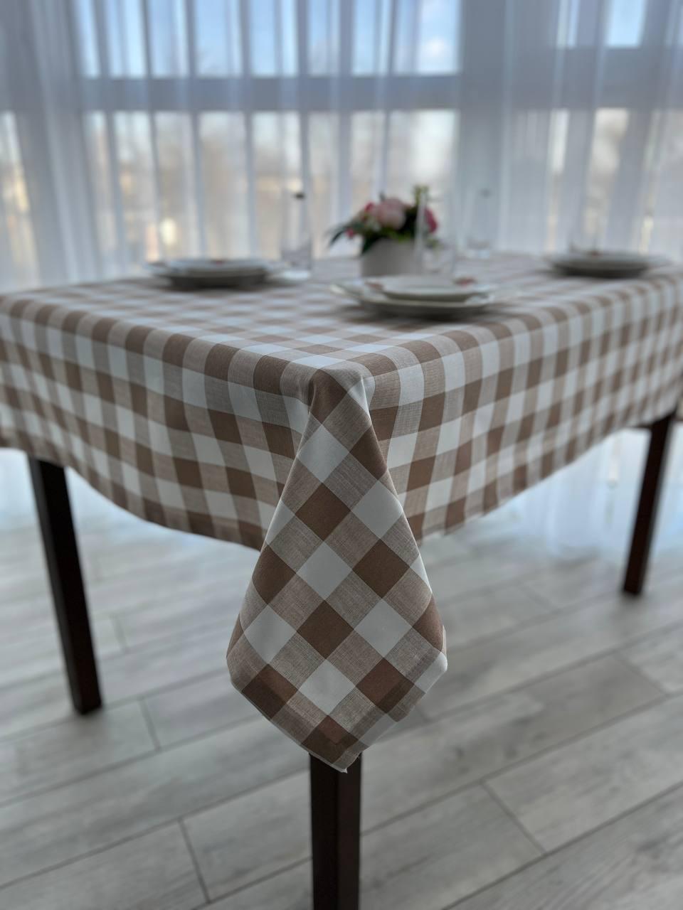 Скатерть водоотталкивающая тефлоновая прямоугольная 140x170 см (300105-p2)