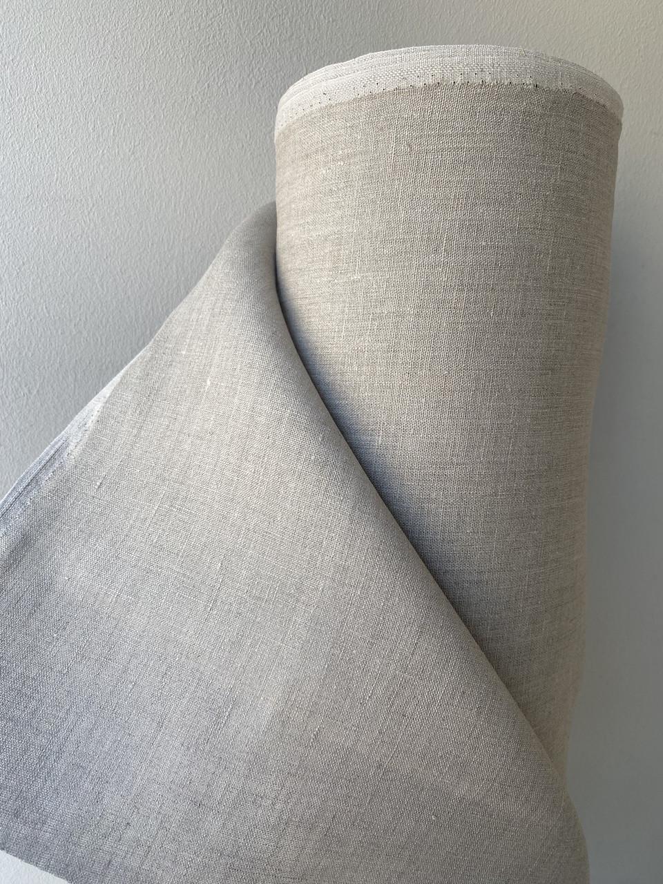 Ткань скатертная LINEN PLUS льняная некрашеная 155 см 330 Серый - фото 6 Ткань скатертная LINEN PLUS льняная некрашеная 155 см 330 Серый - фото 6