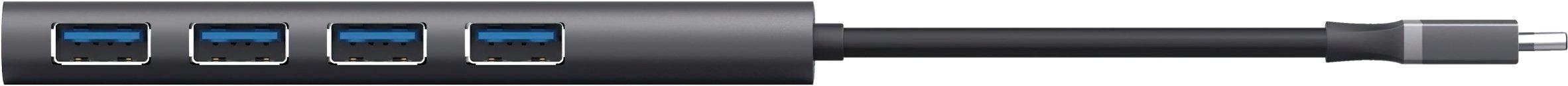 Концентратор Trust Halyx Type-C to 4-Port USB-A 3.2 Серый (23228408) - фото 6 Концентратор Trust Halyx Type-C to 4-Port USB-A 3.2 Серый (23228408) - фото 6