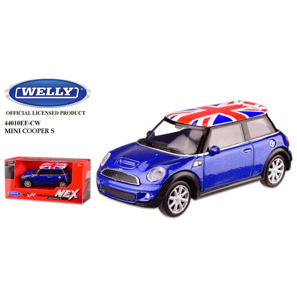 Машинка металева Welly MINI COOPER S 44010EF-CW 1:43 (2207833437) - фото 2