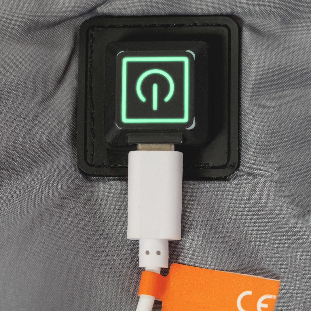 Ковдра з підігрівом від USB Ranger USB 190 190х150 см Grey/Green (RA6664) - фото 8