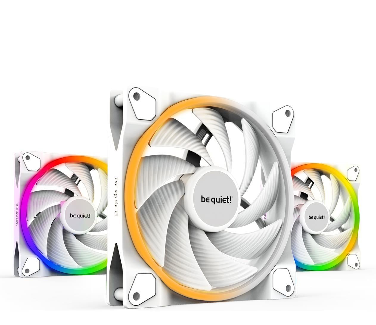 Вентилятор be quiet! Light Wings White 140mm PWM high-speed Triple Pack (BL103)