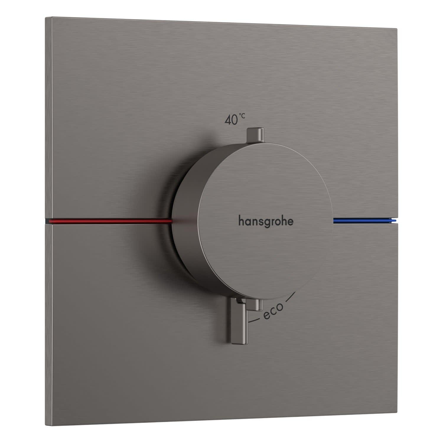 Наружная часть смесителя Hansgrohe ShowerSelect Comfort E 15574340 с термостатом Графитовый (226779)