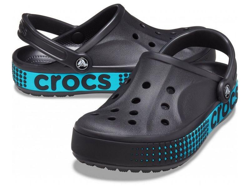 Крокси чоловічі Crocs Bayaband Logo Motion Clog р. 36-37 Чорний (25850)