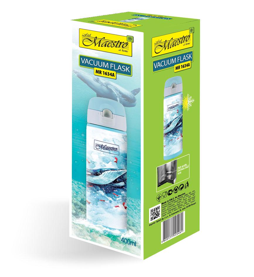 Термокружка Maestro MR-1634-A 400 мл (102736) - фото 2 Термокружка Maestro MR-1634-A 400 мл (102736) - фото 2