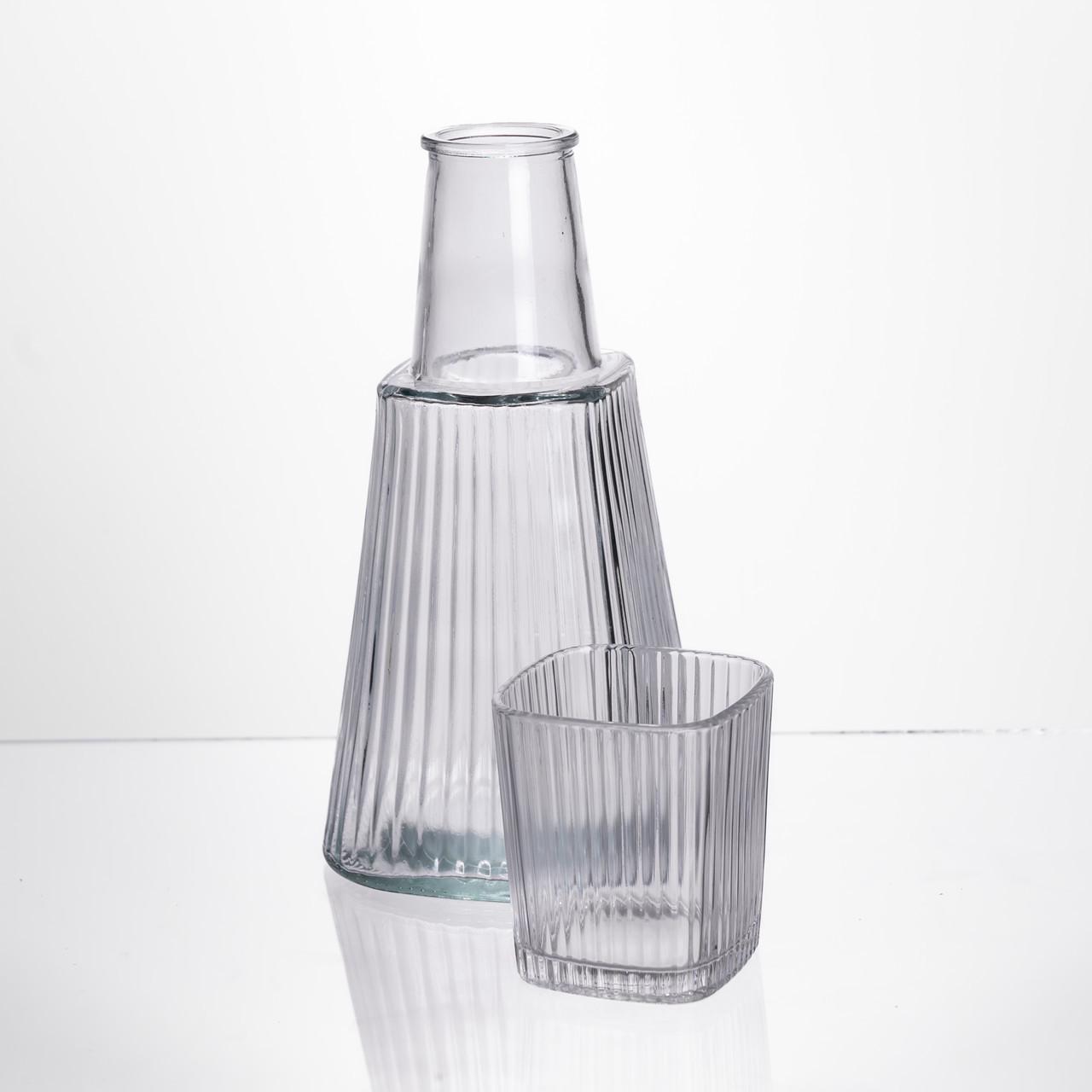 Кувшин 1 л со стаканом 1 шт. по 200 мл Прозрачный (HP-19-PYF-1) - фото 2