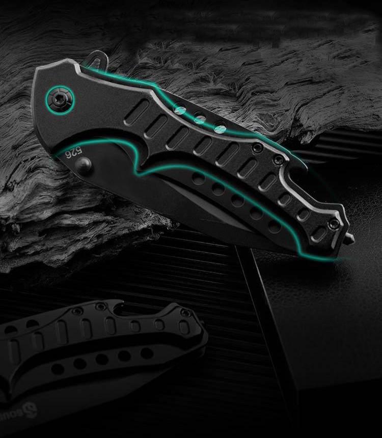 Нож туристический Kyson KS-526S Black (20586966) - фото 5 Нож туристический Kyson KS-526S Black (20586966) - фото 5