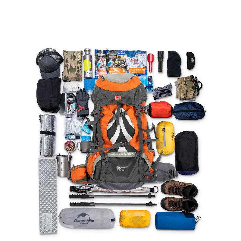 Рюкзак туристичний Naturehike NH70B070-B 75 л Блакитний - фото 13