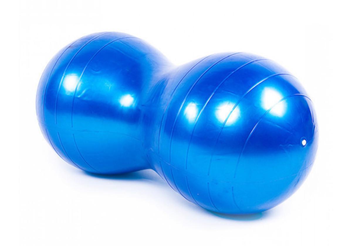 Мяч для фитнеса EasyFit Peanut 45х90 см (EF-3022-BL) - фото 2