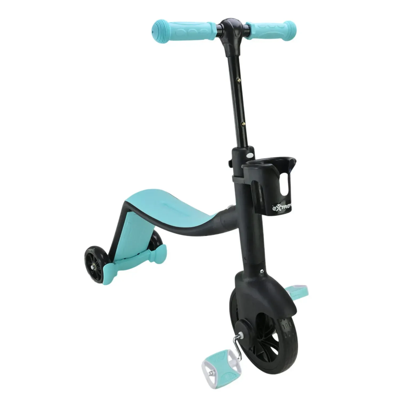 Самокат детский трехколесный Scooter Best 3в1 Зеленый (SCO93blue)