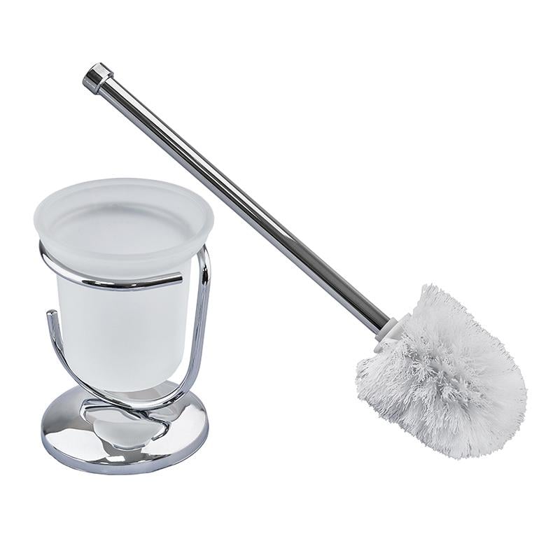 Щетка для унитаза Zerix AFB-907 напольная стеклянная (ZX5075) - фото 3 Щетка для унитаза Zerix AFB-907 напольная стеклянная (ZX5075) - фото 3