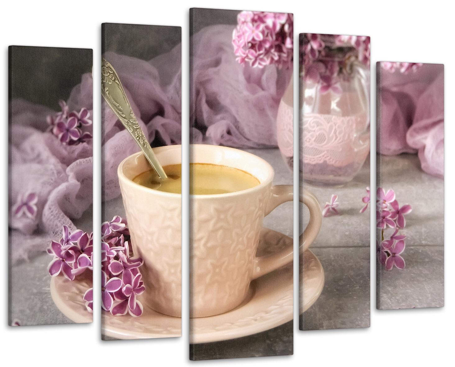 Картина модульная Утро Кофе 99х140 см (Art-361_5)