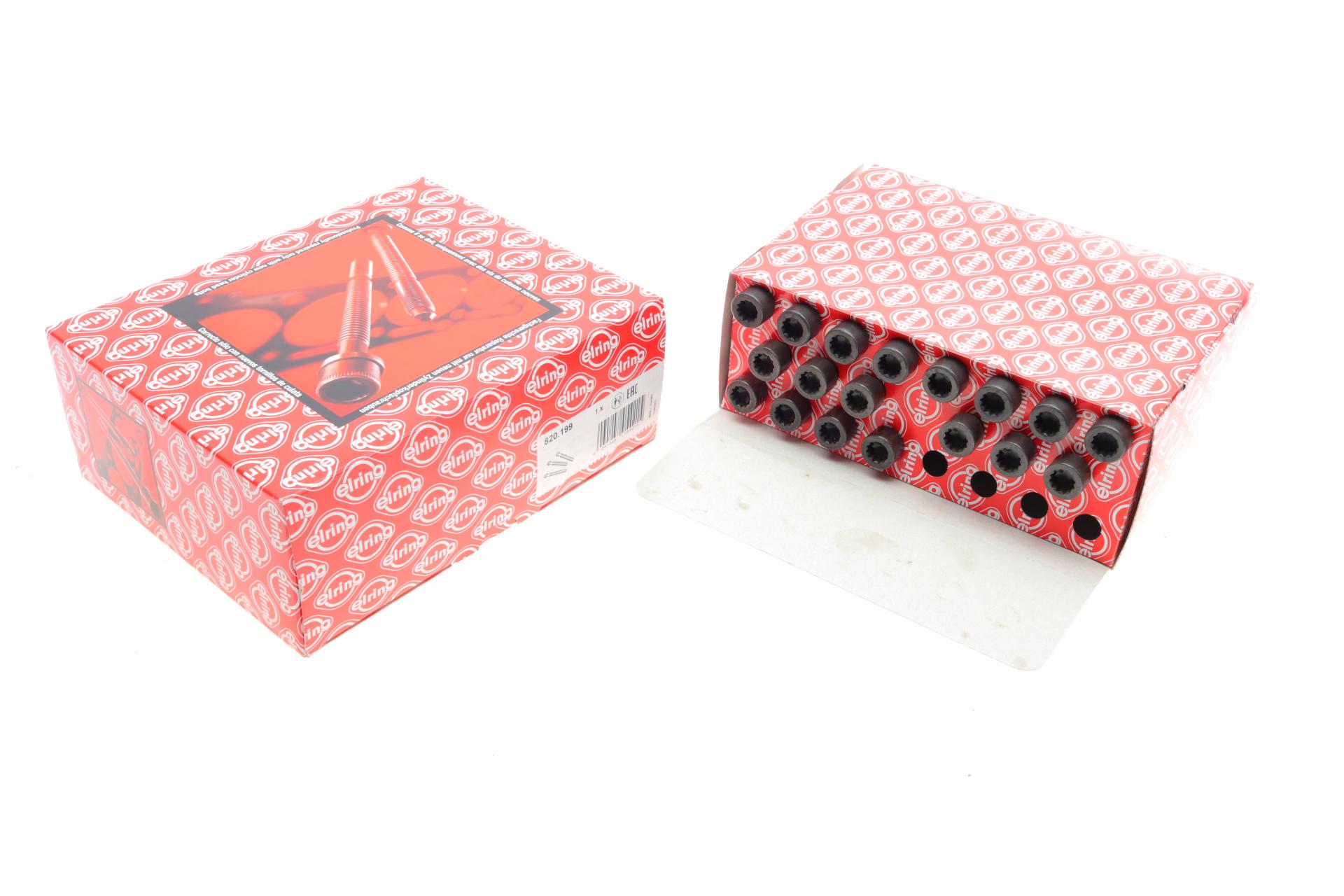 Болты головки блока цилиндров ELRING Mercedes OM616 18 шт. (820 199)