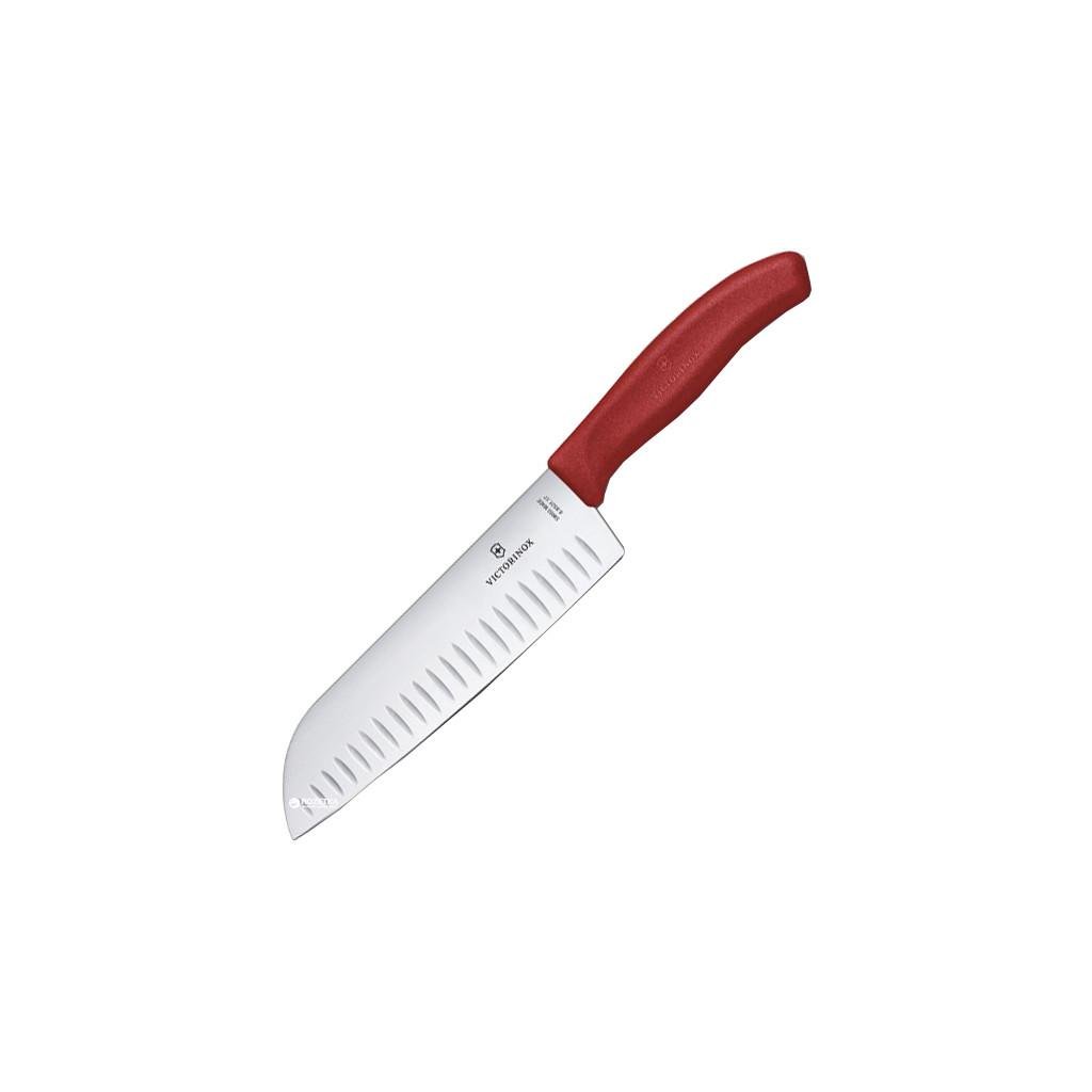 Кухонный нож Victorinox SwissClassic Santoku 17 см Red (6.8521.17G)
