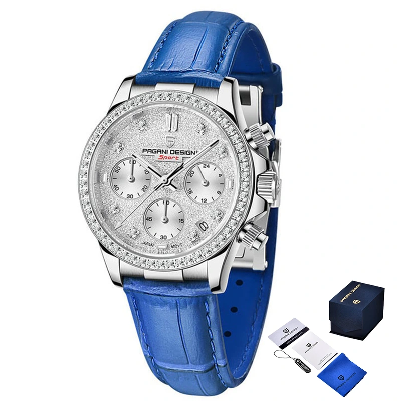 Наручний годинник Pagani Design PD-1730 Silver/Blue