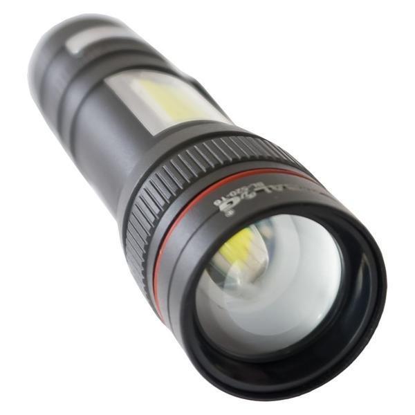 Фонарь ручной X-Balog BL-520-T6 ХРЕ + COB/ЗУ mircoUSB/встроенный аккумулятор/zoom - фото 4