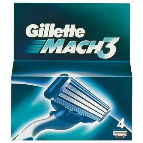 Кассеты сменные для бритья GILLETTE Mach3 4 шт.