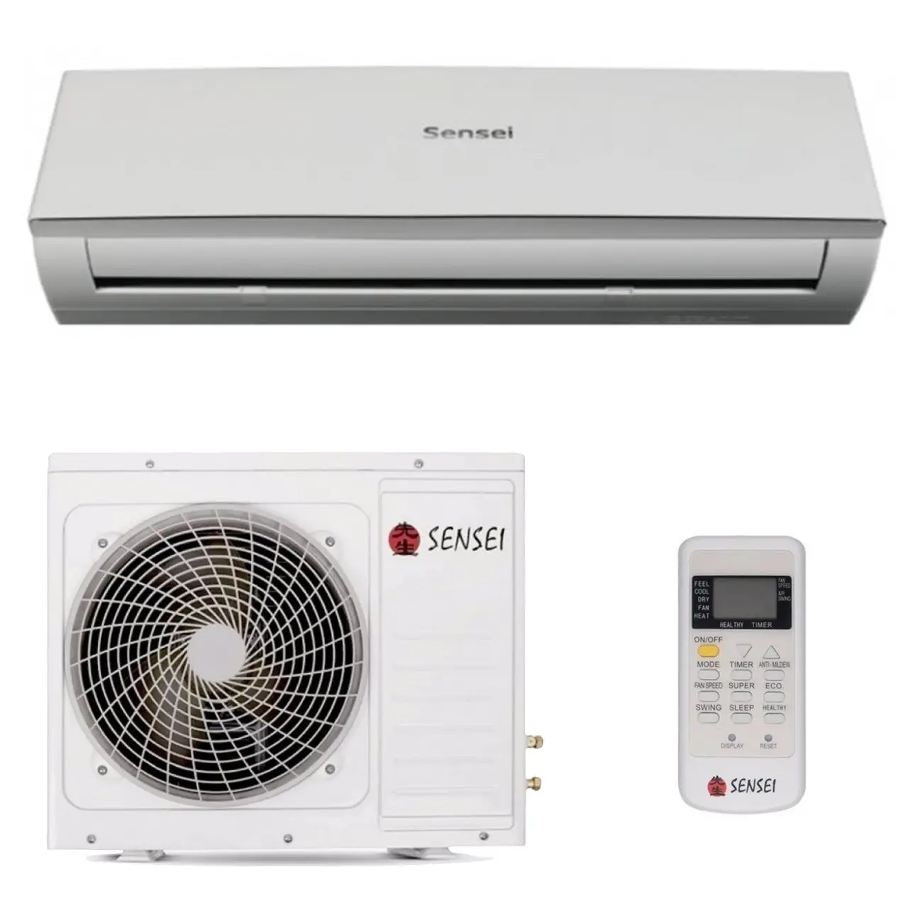 Кондиционер SENSEI SAC-09CHI Lux inverter -15°C компресcор Toshiba