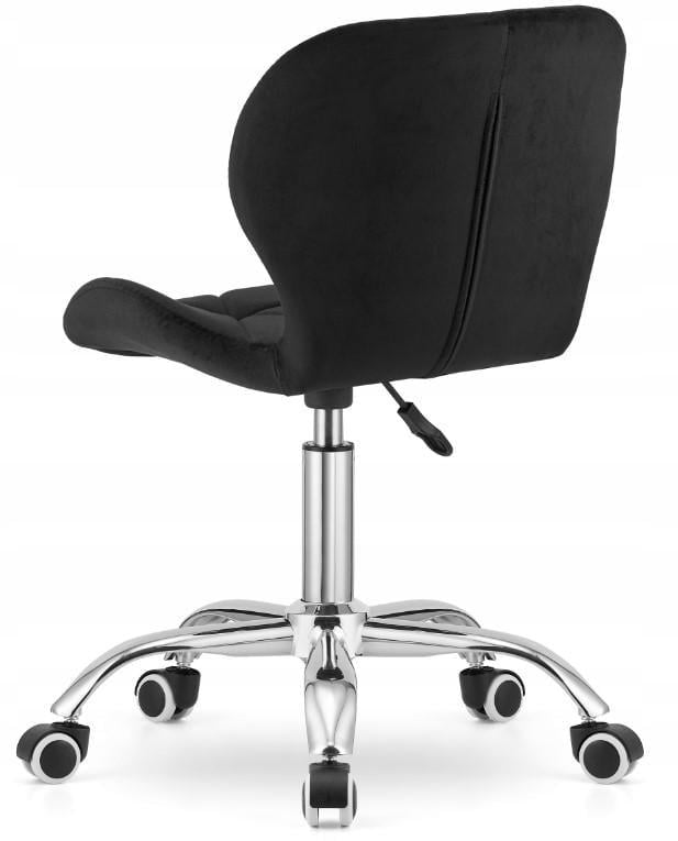 Крісло офісне комп'ютерне на колесах Bonro BN-531 велюр Чорний (4429) - фото 6 Крісло офісне комп'ютерне на колесах Bonro BN-531 велюр Чорний (4429) - фото 6