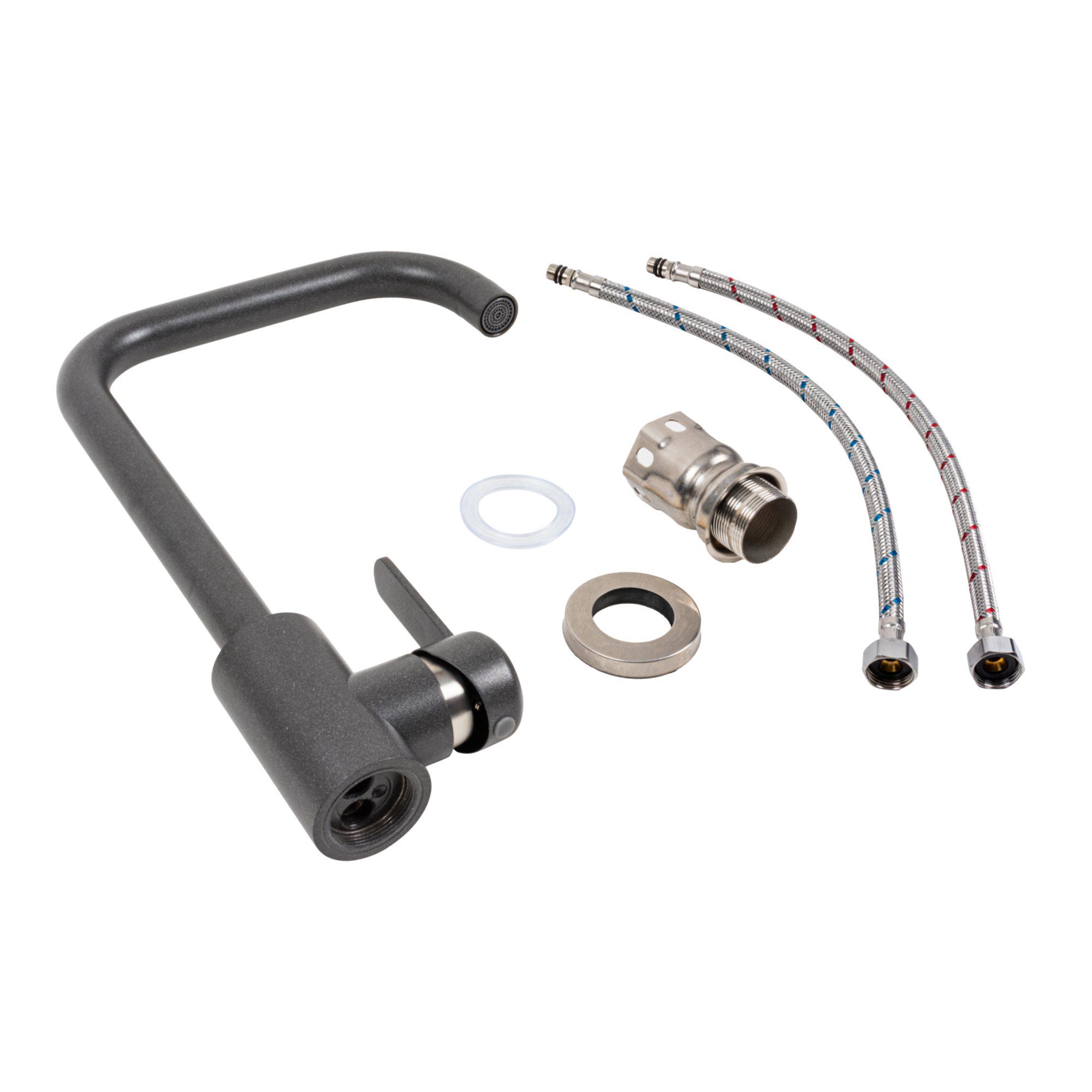 Смеситель кухонный Platinum KT 11 3008B-FH Морион - фото 2 Смеситель кухонный Platinum KT 11 3008B-FH Морион - фото 2