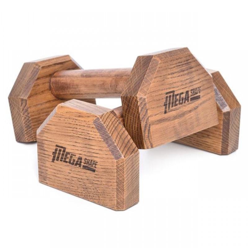 Паралетси для віджимань MegaShape 2 шт. 25 см Темно-коричневий