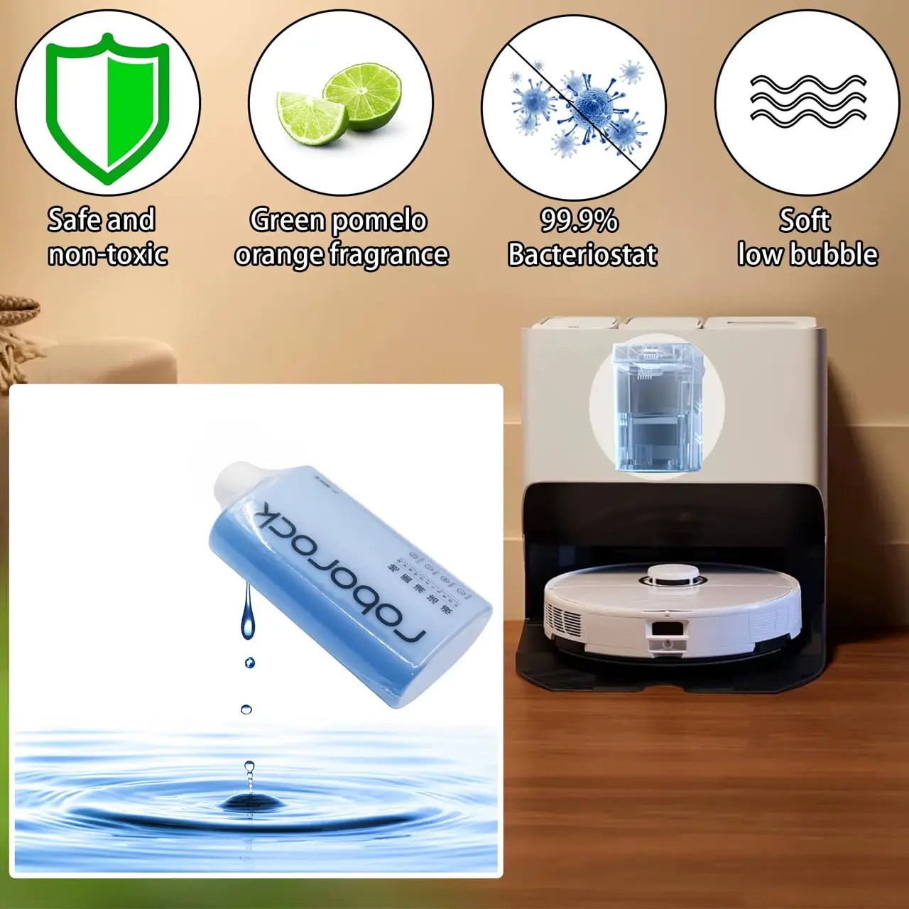 Моющее средство Roborock для робот пылесосов/ручных пылесосов (291) - фото 5 Моющее средство Roborock для робот пылесосов/ручных пылесосов (291) - фото 5